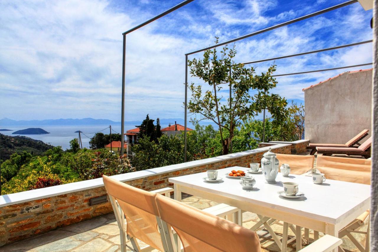 Villa Lemonia Glossa Exterior foto